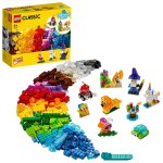 Lego classic - briques transparentes cr�atives - 11013