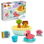 Lego duplo - jouet de bain : l'le flottante des animaux - 10966