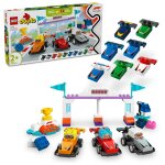 Lego duplo - voitures de course et pilotes d'une curie de f1 - 10445