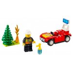 Lego juniors - voiture de pompiers (polybag) - 30338