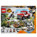 Lego jurassic world - la capture des vlociraptors beta et blue - 76946
