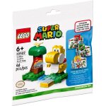 Lego super mario - ensemble d'extension l'arbre fruitier du yoshi jaune (polybag) - 30509