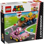 Lego super mario - mario kart - course - poursuite avec bonus plante piranha - 72044