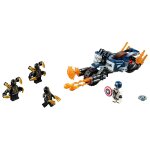 Lego marvel - captain america et l'attaque des outriders - 76123