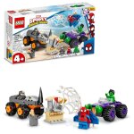 Lego marvel - le combat des camions, hulk contre le rhino - 10782