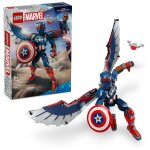 Lego marvel - figurine du nouveau captain america � construire - 76296