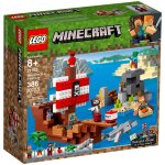 Lego minecraft - l'aventure du bateau pirate - 21152