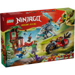 Lego ninjago - la cabane et les v�hicules des ninjas - 71857
