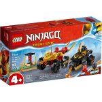 Lego ninjago - le combat en voiture et en moto de kai et ras - 71789