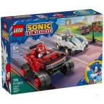 Lego sonic the hedgehog - la voiture de silver contre le monster truck de knuckles - 77118