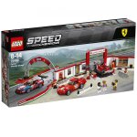 Lego speed champions - le stand ferrari - 75889