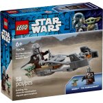Lego star wars - le speeder bike du mandalorien et grogu - 75436