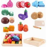 Lgumes jouet enfant cuisine en bois enfant de coupe pour jouets ducatifs montessori education cadeaux ...