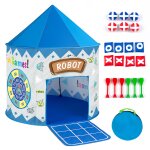 Leogreen tente de jeu enfant th�me robot, interactive cabane enfant pour int�rieur ext�rieur, avec fl�chettes, ...