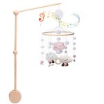 Let's make - hochet mobile cpull pour bb, cloche de lit, bote a musique, pendentif nuages, carrousel, ...