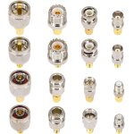 Letnerny - lot de 16 adaptateurs sma vers bnc uhf de type n mle vers femelle, adaptateur d'antenne coaxial ...