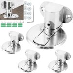 Letnerny - lot de 4 butoirs de porte magnétiques invisibles réglables a coller au sol - sans perçage ... Letnerny - lot de 4 butoirs de porte magnétiques invisibles réglables a coller au sol - sans perçage ...