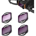 Letnerny - lot de 4 filtres nd8 / nd16 / nd32 / nd64 pour dji avata 2 - filtres a densit neutre pour ...