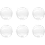 Letnerny - lot de 6 butoirs de porte ronds en silicone auto - adh�sifs protection en caoutchouc soft ...