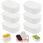 Letnerny - 6 pcs pot hermtique alimentaire, pot bebe congelation avec couvercle, boite de conservation, ...