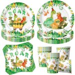 Letnerny - kit vaisselle anniversaire, party set, assiettes, serviettes et gobelets, dcoration de table, ...