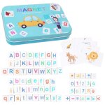 Lettres et chiffres magnétiques en bois, jouets, aimants de réfrigérateur, cartes de mots alphabet, jeu ... Lettres et chiffres magnétiques en bois, jouets, aimants de réfrigérateur, cartes de mots alphabet, jeu ...