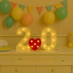 - lettres led avec lumi�res, lettre z avec lumi�re chaude pour d�coration et ambiance, eclairage de nuit ...