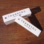 Lettre de remerciement faite a la main, etiquette cadeau kraft, etiquettes volantes en papier, carte ...