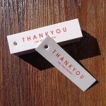 Lettre de remerciement faite a la main, etiquette cadeau kraft, etiquettes volantes en papier, carte ...