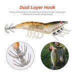 Leurre hybride egi de crevettes 115mm / 20g pour la pche aux gabarits de calmar seiche wobbler leurre ...