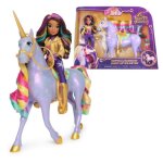 Licorne a fonctions 28 cm wildstar + poupee 24 cm unicorn academy