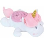 Licorne peluche veilleuse musicale + / 31 cm