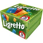 Ligretto green, card game, ages 8 + , 2 to 4 players, 15 mins minutes playing time
