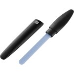 Lime a ongles cramique (surfaces de lime a grain grossier et fin, pour ongles sensibles, avec capuchon ...