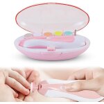 Lime a ongles electrique pour enfants, ?batterie non incluse? lime a ongles pour enfants, 6 en 1 electrique ...
