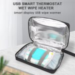 Lingettes chauffantes portables usb pour bb, distributeur de serviettes, bote de chauffage, mini etui ...