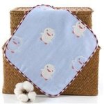 Lingette en coton 6 couches pour bb, serviette absorbante et douce pour bb, mouchoir de bonne qualit ...