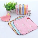 Lingette pour enfants, mouchoir en coton, 6 couches, motif ours, dessin animé Lingette pour enfants, mouchoir en coton, 6 couches, motif ours, dessin animé