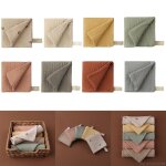 Lingettes en mousseline pour bb, lot de 5 pices, mouchoir en gaze, coton, pour garons et filles, ...