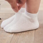 Liquidation!!! chaussettes en coton pour enfants, 3 paires alatoires, chaussettes en maille douce blanche, ...