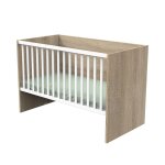 Lit 70x140 evolutif en 90x190 puis 140x190 nova blanc lin