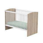 Lit bb 60x120 cm access bois blanc - sauthon meubles