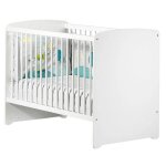Lit bb 60x120cm blanc