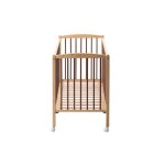 Lit en bois 70x140 cm arthur hybride vieux rose - combelle