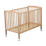 Lit en bois 70x140 cm arthur vernis naturel - combelle