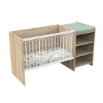 Lit chambre evolutif commode etagre up chne dor
