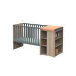 Lit chambre transformable 60x120en lit junior 90x190nova gris volcan Lit chambre transformable 60x120en lit junior 90x190nova gris volcan