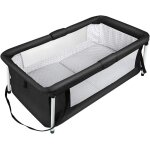 Lit cododo bb avec matelas, hauteur rglable a 6 niveaux, lit dappoint bebe evolutif a roulettes, ...