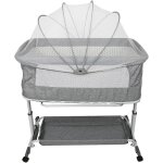 Lit cododo bb avec matelas, hauteur rglable a 6 niveaux, lit dappoint bebe evolutif a roulettes, ...