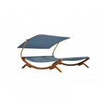 Lit double hamac mallorca avec parasol